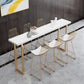 1/2/4/7 Pieces Table and Stool Set Solid Wood Pub Dining Set Clearhalo 'Bar Furniture' 'furn' 'furn_home_bar_bar_sets' 'Furniture' 'Home Bars & Bar Sets' 'home_bar_bar_sets' 'Kitchen & Dining Furniture' 6831599