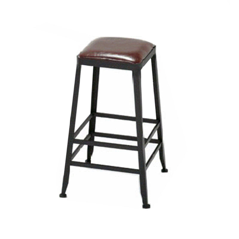 Solid Wood Bar Pub Table Set Industrial 1/9 Pieces Table and Stool Set Black-Brown 30"H Stool (Single) Clearhalo 'Bar Furniture' 'furn' 'furn_home_bar_bar_sets' 'Furniture' 'Home Bars & Bar Sets' 'home_bar_bar_sets' 'Kitchen & Dining Furniture' 6831633