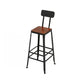 Solid Wood Bar Pub Table Set Industrial 1/9 Pieces Table and Stool Set Brown 30"H Stool (Single) Clearhalo 'Bar Furniture' 'furn' 'furn_home_bar_bar_sets' 'Furniture' 'Home Bars & Bar Sets' 'home_bar_bar_sets' 'Kitchen & Dining Furniture' 6831635