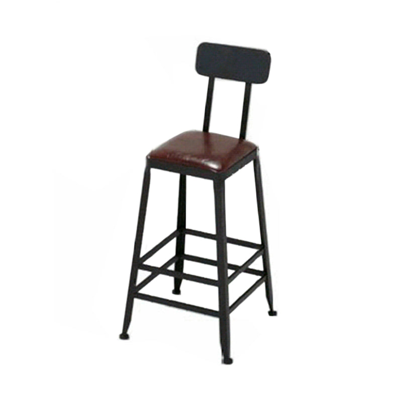 Solid Wood Bar Pub Table Set Industrial 1/9 Pieces Table and Stool Set Black 30"H Stool (Single) Clearhalo 'Bar Furniture' 'furn' 'furn_home_bar_bar_sets' 'Furniture' 'Home Bars & Bar Sets' 'home_bar_bar_sets' 'Kitchen & Dining Furniture' 6831637