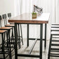 Solid Wood Bar Pub Table Set Industrial 1/9 Pieces Table and Stool Set Clearhalo 'Bar Furniture' 'furn' 'furn_home_bar_bar_sets' 'Furniture' 'Home Bars & Bar Sets' 'home_bar_bar_sets' 'Kitchen & Dining Furniture' 6831641