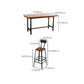 Solid Wood Bar Pub Table Set Industrial 1/9 Pieces Table and Stool Set Clearhalo 'Bar Furniture' 'furn' 'furn_home_bar_bar_sets' 'Furniture' 'Home Bars & Bar Sets' 'home_bar_bar_sets' 'Kitchen & Dining Furniture' 6831647