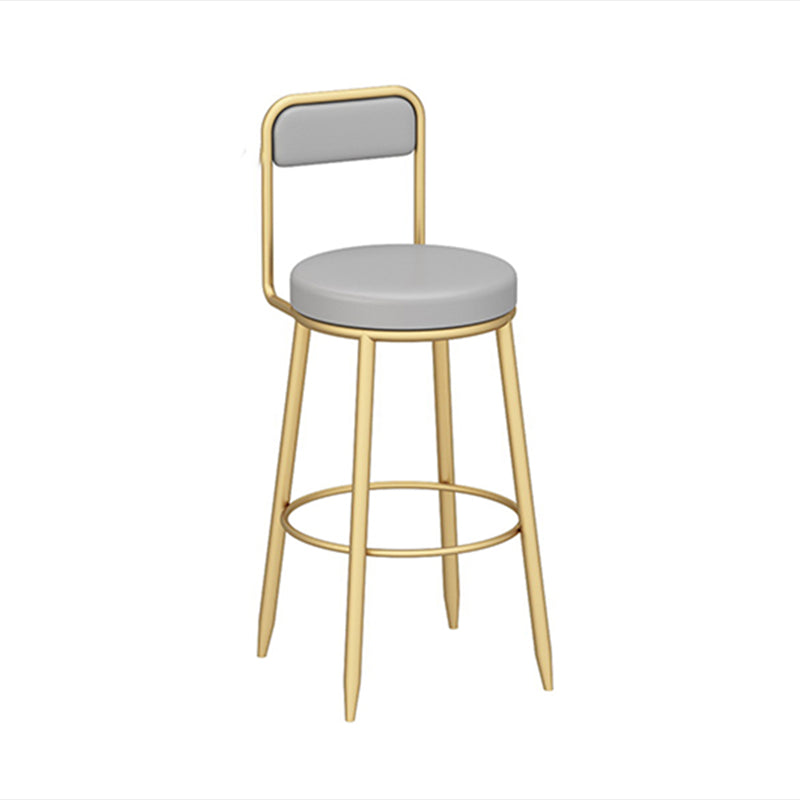 Tabouret de bar en marbre faux et jeu de table 1/4 pièces