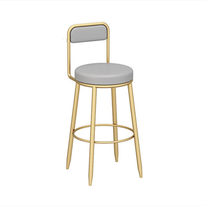 Tabouret de bar en marbre faux et jeu de table 1/4 pièces