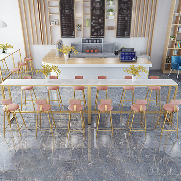 Faux Marble Pub Table Set Modern 1/7 Pieces Bar Stool and Table Set Clearhalo 'Bar Furniture' 'furn' 'furn_home_bar_bar_sets' 'Furniture' 'Home Bars & Bar Sets' 'home_bar_bar_sets' 'Kitchen & Dining Furniture' 6831712