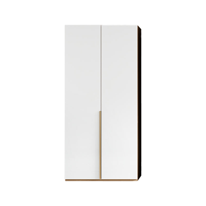 Engineered Wood Wardrobe Closet with Drawer Modern Wardrobe Cabinet Armoire 31.5"L x 20"W x 79"H Clearhalo 'Armoires & Wardrobes' 'armoires_wardrobes' 'Bedroom Furniture' 'furn' 'furn_armoires_wardrobes' 'Furniture' 6831769