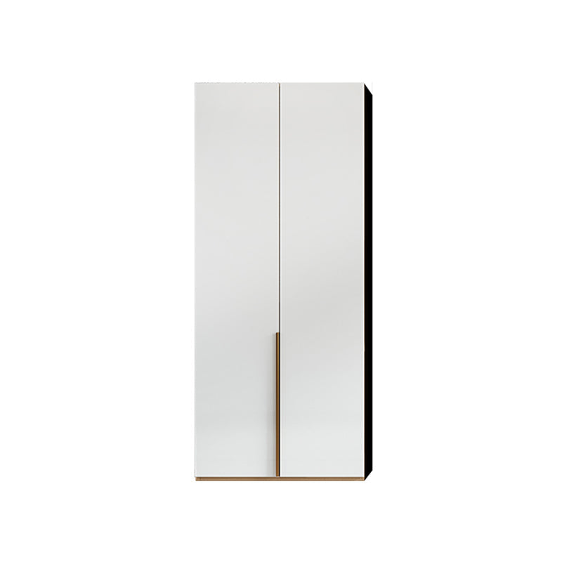 Engineered Wood Wardrobe Closet with Drawer Modern Wardrobe Cabinet Armoire 31"L x 20"W x 94"H Clearhalo 'Armoires & Wardrobes' 'armoires_wardrobes' 'Bedroom Furniture' 'furn' 'furn_armoires_wardrobes' 'Furniture' 6831775