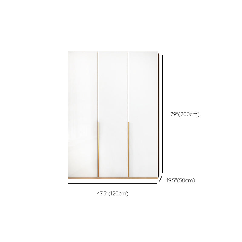 Engineered Wood Wardrobe Closet with Drawer Modern Wardrobe Cabinet Clearhalo 'Armoires & Wardrobes' 'armoires_wardrobes' 'Bedroom Furniture' 'furn' 'furn_armoires_wardrobes' 'Furniture' 6831784