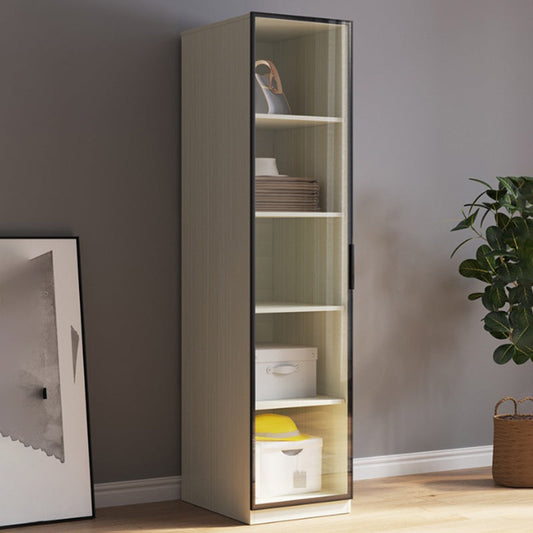 棚付きのヒンジ付き収納キャビネットモダンなワードローブクローゼット