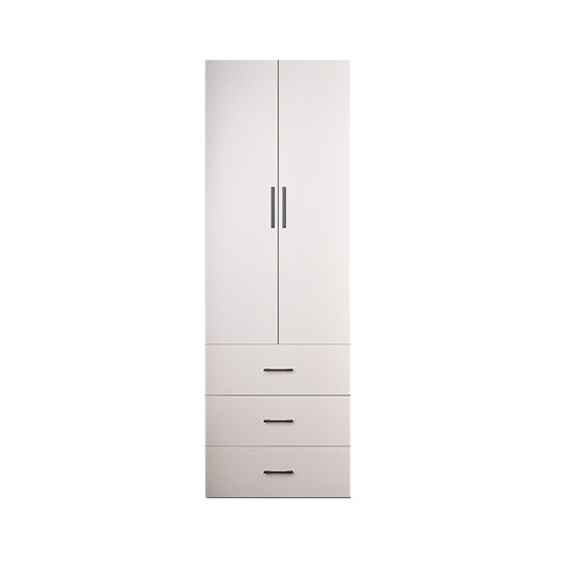 Hinged Wardrobe Closet with Drawer Contemporary Storage Cabinet