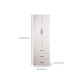 Hinged Wardrobe Closet with Drawer Contemporary Storage Cabinet