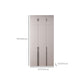Hinged Wardrobe Closet with Drawer Contemporary Storage Cabinet