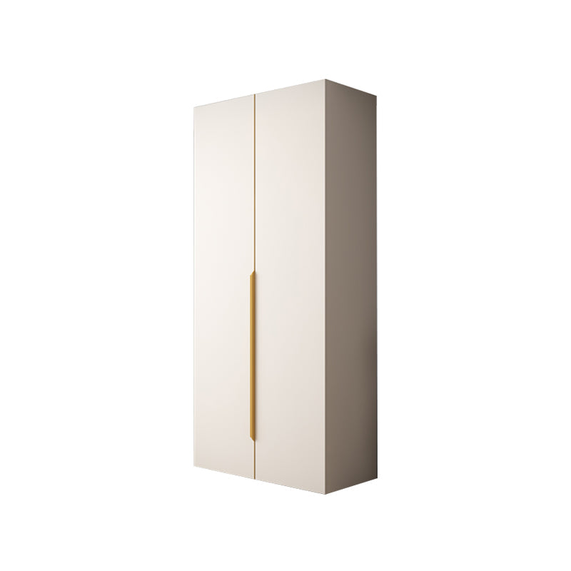 Moderne scharnierende garderobe -kast Wit gemanipuleerde houten garderobe armoire