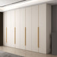 Moderne scharnierende garderobe -kast Wit gemanipuleerde houten garderobe armoire