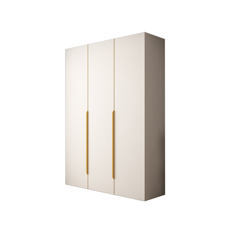 Moderne scharnierende garderobe -kast Wit gemanipuleerde houten garderobe armoire