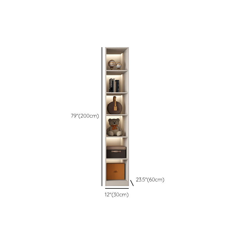 Moderne scharnierende garderobe -kast Wit gemanipuleerde houten garderobe armoire