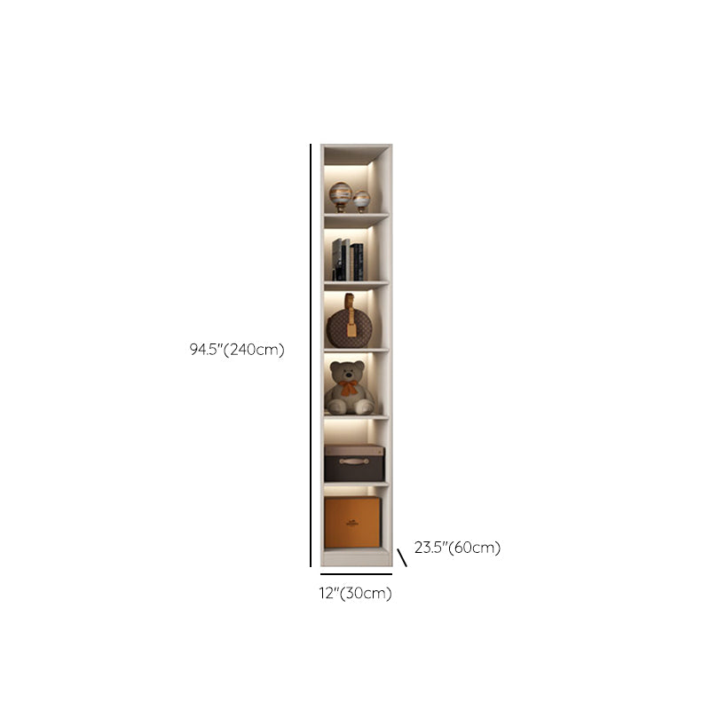 Moderne scharnierende garderobe -kast Wit gemanipuleerde houten garderobe armoire