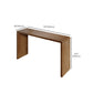 Modern Style Bar Table Pine Solid Wood Double pedestal Bar Dining Table with Storage Clearhalo 'Bar Furniture' 'Bar Tables' 'bar_tables' 'furn' 'furn_bar_tables' 'Furniture' 'Kitchen & Dining Furniture' 6832321