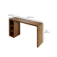 Modern Style Bar Table Pine Solid Wood Double pedestal Bar Dining Table with Storage Clearhalo 'Bar Furniture' 'Bar Tables' 'bar_tables' 'furn' 'furn_bar_tables' 'Furniture' 'Kitchen & Dining Furniture' 6832325