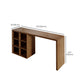 Modern Style Bar Table Pine Solid Wood Double pedestal Bar Dining Table with Storage Clearhalo 'Bar Furniture' 'Bar Tables' 'bar_tables' 'furn' 'furn_bar_tables' 'Furniture' 'Kitchen & Dining Furniture' 6832330