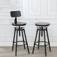 Moderno de estilo redondo Round Barstool Taburete de mostrador de madera con patas de madera