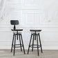 Moderno de estilo redondo Round Barstool Taburete de mostrador de madera con patas de madera
