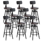 Moderno de estilo redondo Round Barstool Taburete de mostrador de madera con patas de madera