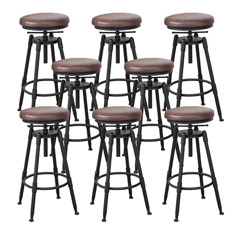 Moderno de estilo redondo Round Barstool Taburete de mostrador de madera con patas de madera