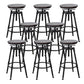 Moderno de estilo redondo Round Barstool Taburete de mostrador de madera con patas de madera