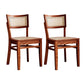 Modern Style Low Back Barstool Wooden Counter Bar Stool with Wood Legs