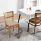 Modern Style Low Back Barstool Wooden Counter Bar Stool with Wood Legs