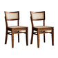 Modern Style Low Back Barstool Wooden Counter Bar Stool with Wood Legs