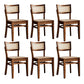 Modern Style Low Back Barstool Wooden Counter Bar Stool with Wood Legs