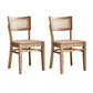 Modern Style Low Back Barstool Wooden Counter Bar Stool with Wood Legs