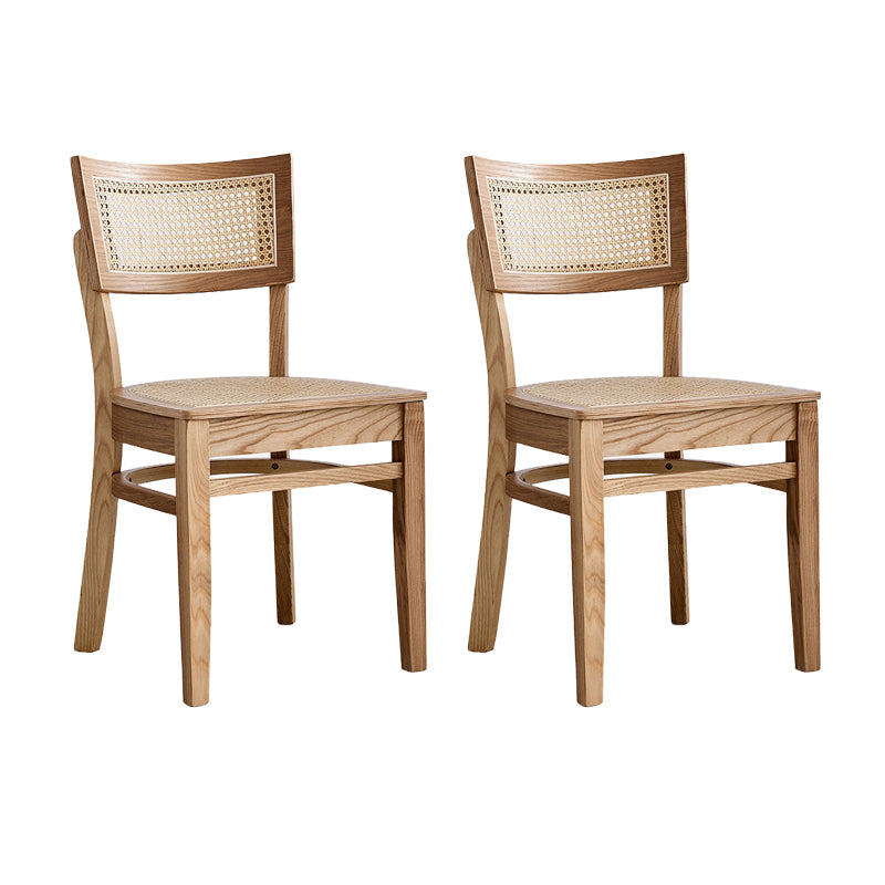 Modern Style Low Back Barstool Wooden Counter Bar Stool with Wood Legs