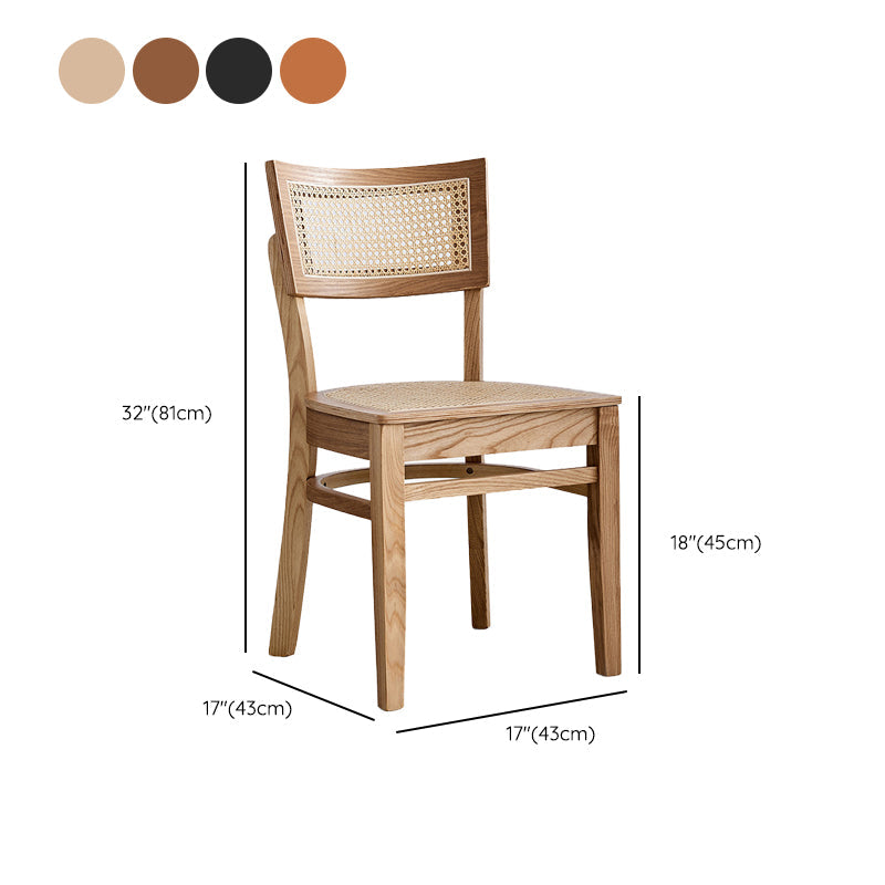 Modern Style Low Back Barstool Wooden Counter Bar Stool with Wood Legs