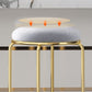 Glam Style Backless Barstool Round Counter Bar Stool with Metal Legs Clearhalo 'Bar Furniture' 'Bar Stools' 'bar_stools' 'furn' 'furn_bar_stools' 'Furniture' 'Kitchen & Dining Furniture' 6832711