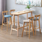 Industrial Backrest Armless Counter Stool Rubber Wood Bar Stool with Cushion for Cafe Clearhalo 'Bar Furniture' 'Bar Stools' 'bar_stools' 'furn' 'furn_bar_stools' 'Furniture' 'Kitchen & Dining Furniture' 6832742