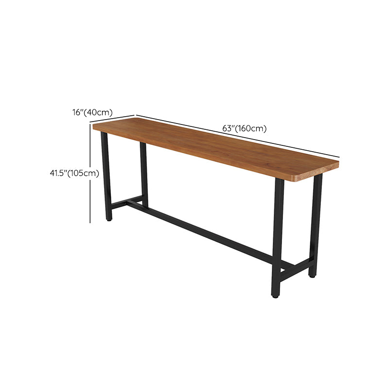 1/9 pezzi sgabello da bar e tavolo set da tavolo rettangolare pub