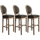 1/3/4 Pieces Bar Stool and Table Set Rectangular Pub Table Set for Home Brown 30"H Stools (Set of 3) Clearhalo 'Bar Furniture' 'furn' 'furn_home_bar_bar_sets' 'Furniture' 'Home Bars & Bar Sets' 'home_bar_bar_sets' 'Kitchen & Dining Furniture' 6833020