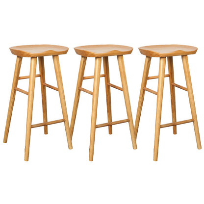1/3/4 Pieces Bar Stool and Table Set Rectangular Pub Table Set for Home Wood 29.5"H Stool (Set of 3) Clearhalo 'Bar Furniture' 'furn' 'furn_home_bar_bar_sets' 'Furniture' 'Home Bars & Bar Sets' 'home_bar_bar_sets' 'Kitchen & Dining Furniture' 6833021