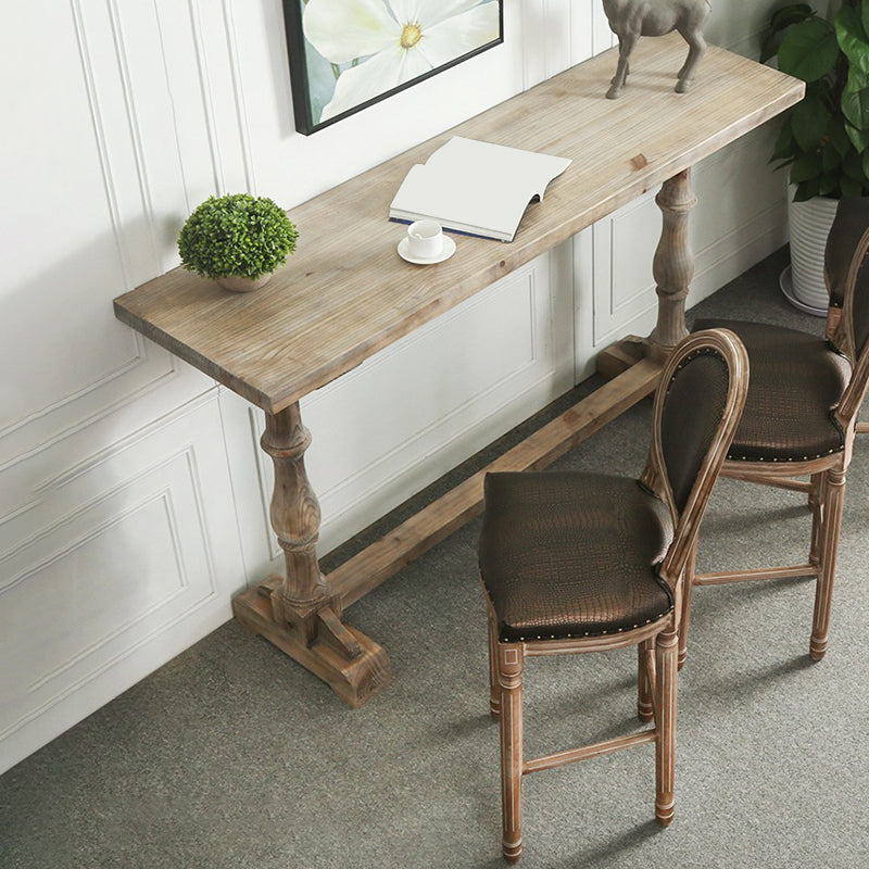 1/3/4 Pieces Bar Stool and Table Set Rectangular Pub Table Set for Home Clearhalo 'Bar Furniture' 'furn' 'furn_home_bar_bar_sets' 'Furniture' 'Home Bars & Bar Sets' 'home_bar_bar_sets' 'Kitchen & Dining Furniture' 6833024