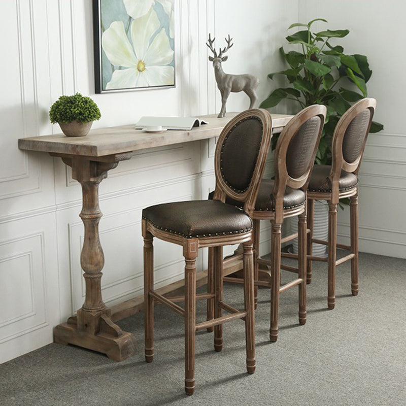 1/3/4 Pieces Bar Stool and Table Set Rectangular Pub Table Set for Home 4 Pieces: Table, 3 Stools Clearhalo 'Bar Furniture' 'furn' 'furn_home_bar_bar_sets' 'Furniture' 'Home Bars & Bar Sets' 'home_bar_bar_sets' 'Kitchen & Dining Furniture' 6833030
