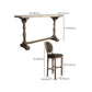 1/3/4 Pieces Bar Stool and Table Set Rectangular Pub Table Set for Home Clearhalo 'Bar Furniture' 'furn' 'furn_home_bar_bar_sets' 'Furniture' 'Home Bars & Bar Sets' 'home_bar_bar_sets' 'Kitchen & Dining Furniture' 6833036