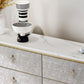 Classic Glam Double Dresser Stone Storage Chest with Metal Feet for Bedroom Clearhalo 'Bedroom Furniture' 'Dressers & Chests' 'dressers_chests' 'furn' 'furn_dressers_chests' 'Furniture' 6833096