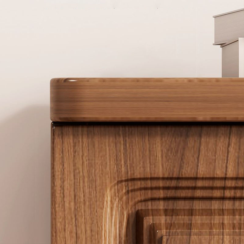 American Traditional Combo Kommode Holzspeicher Brust mit Schubladen für Schlafzimmer