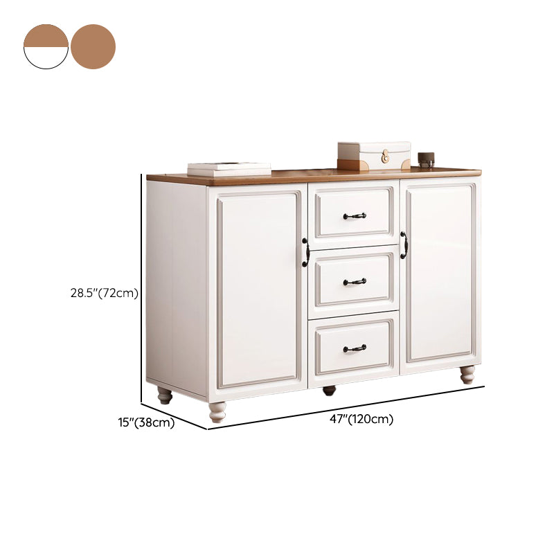 American Traditional Combo Kommode Holzspeicher Brust mit Schubladen für Schlafzimmer