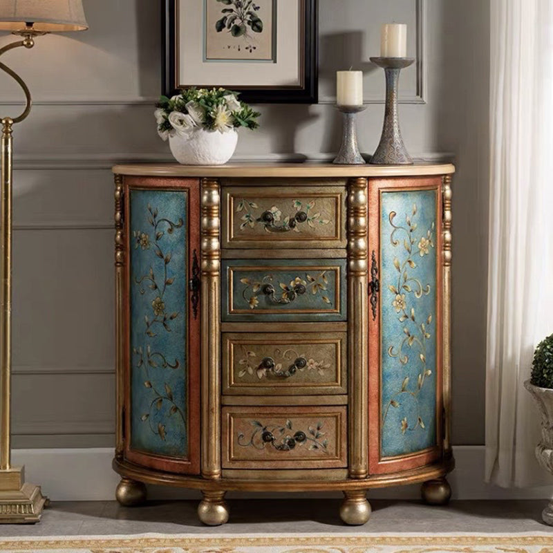 Traditional Storage Chest Dresser Solid Wood Dresser with 3/4/5 Drawers Brown Painted 4 Clearhalo 'Bedroom Furniture' 'Dressers & Chests' 'dressers_chests' 'furn' 'furn_dressers_chests' 'Furniture' 6833182