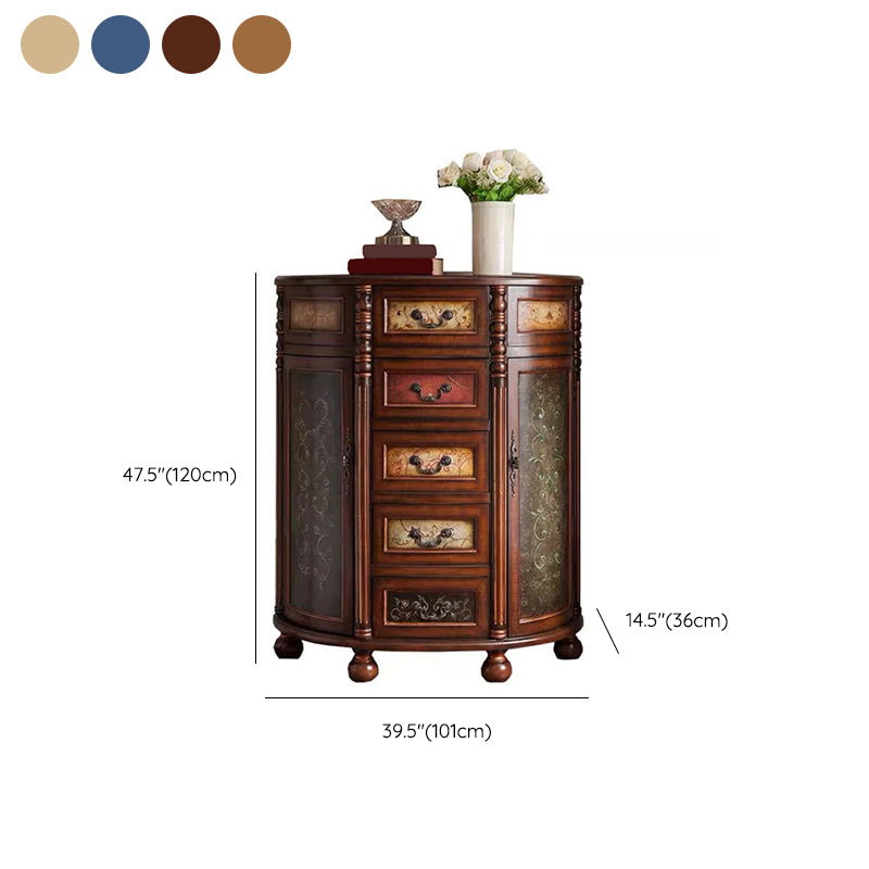 Traditional Storage Chest Dresser Solid Wood Dresser with 3/4/5 Drawers Clearhalo 'Bedroom Furniture' 'Dressers & Chests' 'dressers_chests' 'furn' 'furn_dressers_chests' 'Furniture' 6833205
