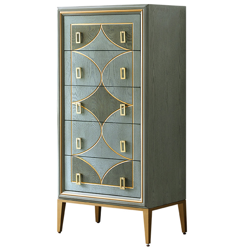 Classic Glam Lingerie Chest Wood Storage Chest with Drawers for Bedroom